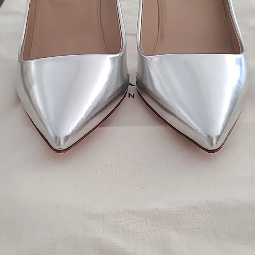 NWOT Vintage J. Crew Everly Mirror Metallic Pumps